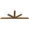 Ekena Millwork Saratoga Timber Gable Bracket, Western Red Cedar, 108"W x 40"H x 3 1/2"D x 5 1/2"F, 9/12 Pitch GBW108X40X0406SAR00SWR - alternate 4
